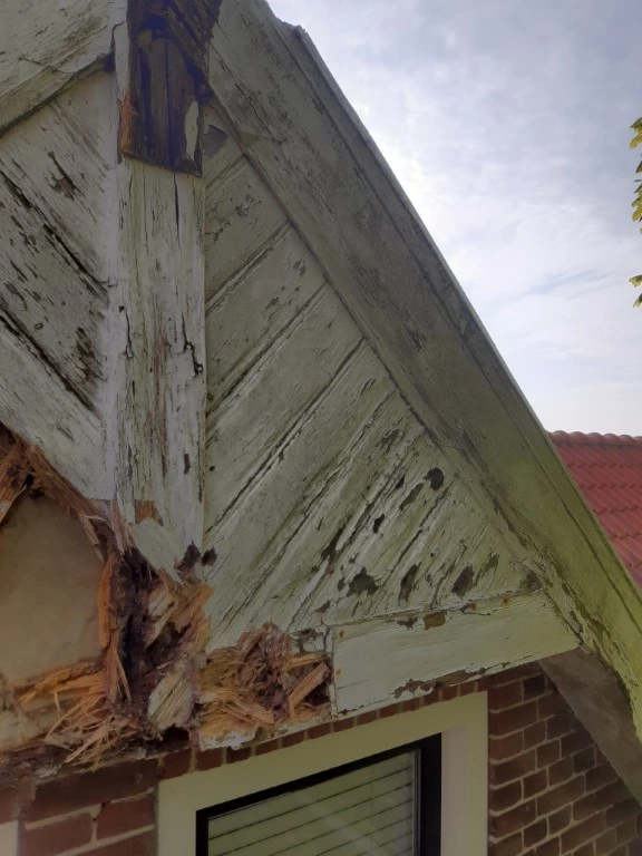 Vernieuwen dakrand  in Domburg - vooraf